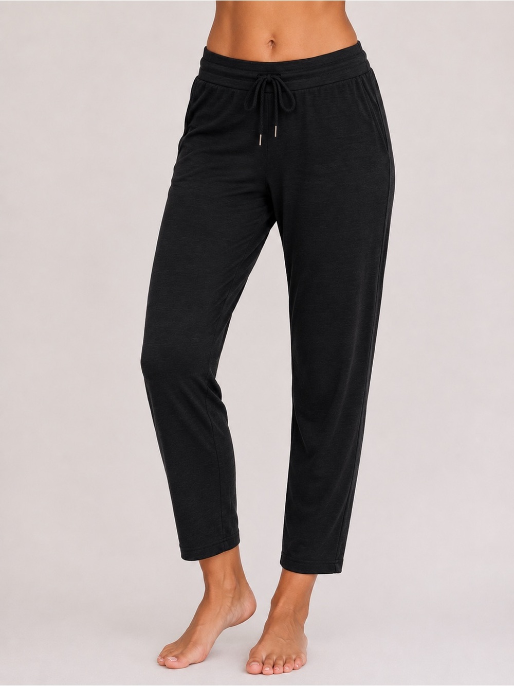 Zara Black Drawstring Jogger Pants